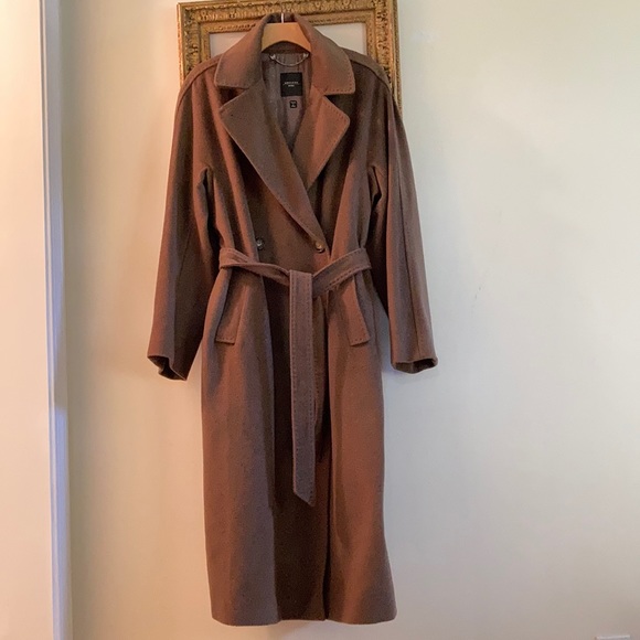 Weekend Max Mara Jackets & Blazers - Weekend Max Mara 2  button (side to side)front tie belt/ coat color cocoa